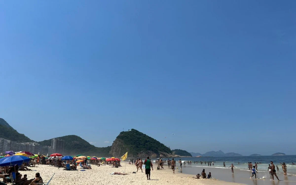 Rio bate recorde e registra sensação térmica de 60,1ºC