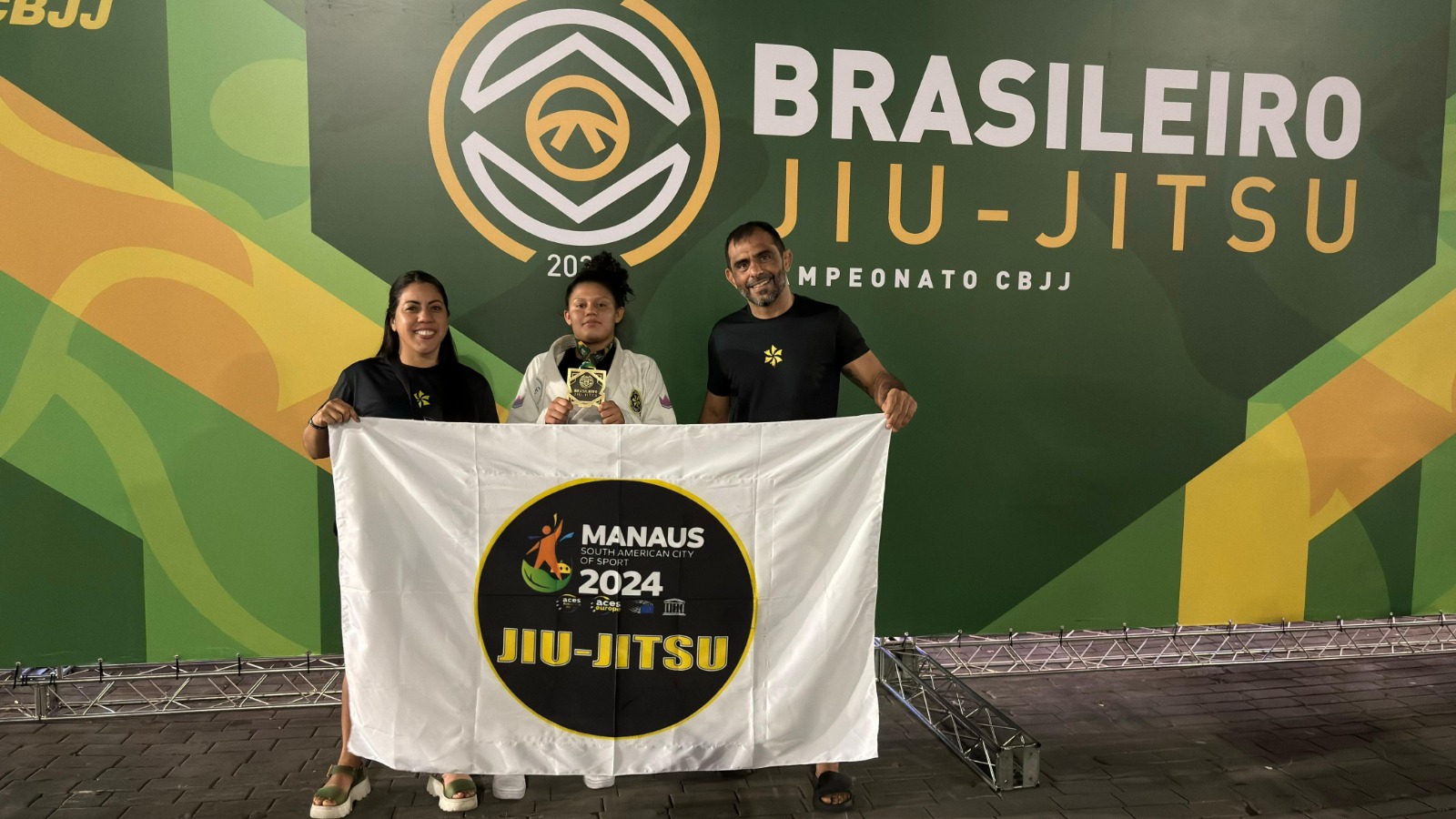 Atletas do “Manaus Olímpica” garantem cinco medalhas no primeiro dia do Campeonato Brasileiro de Jiu-Jítsu, em São Paulo
