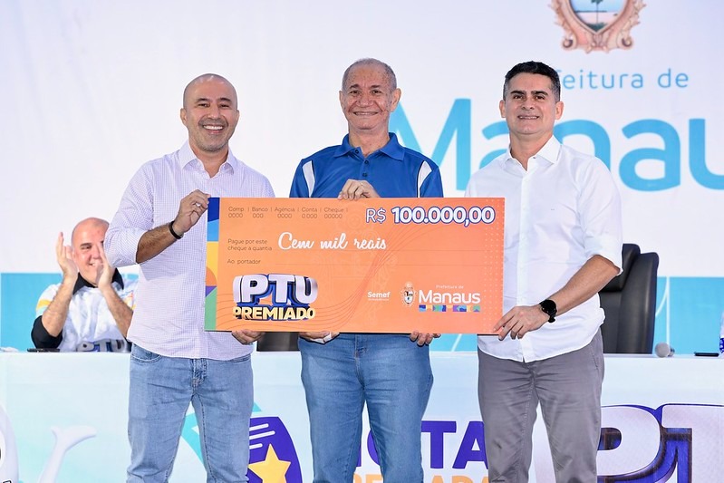 Prefeitura premia um total de R$ 770 mil aos contemplados do primeiro sorteio do ‘IPTU Premiado’