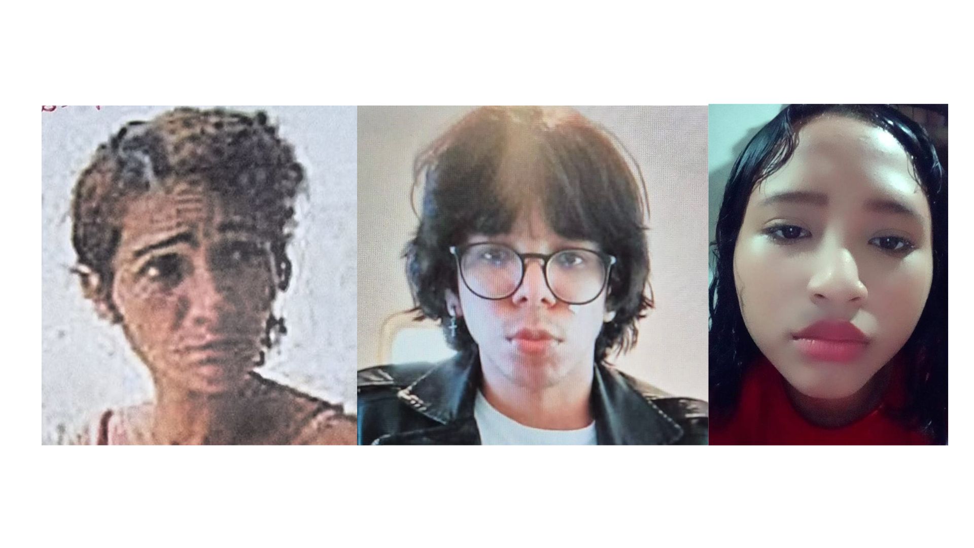Polícia Civil divulga as imagens de três pessoas que desapareceram em Manaus