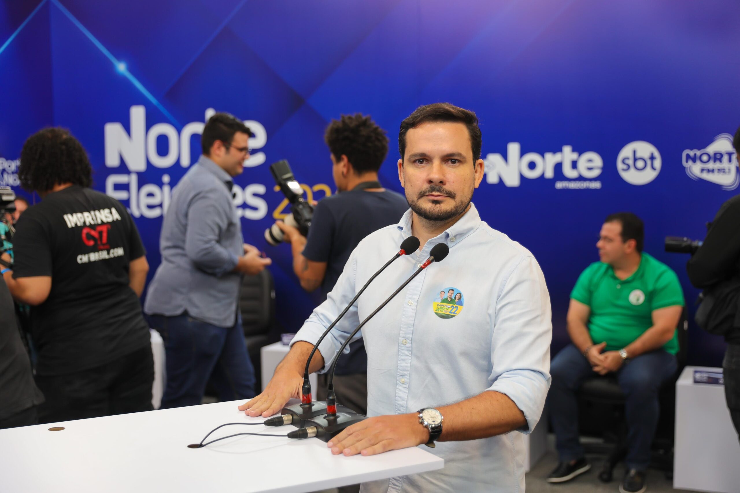 Em primeiro debate após início das campanhas nas ruas, Capitão Alberto Neto promete reduzir IPTU em Manaus