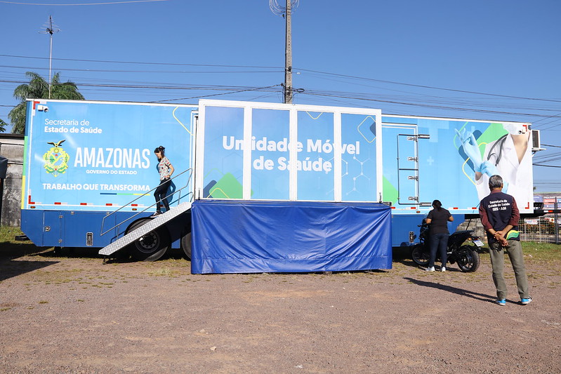 Carreta da Saúde do Governo do Amazonas começa a atender no bairro Grande Vitória, a partir de segunda-feira