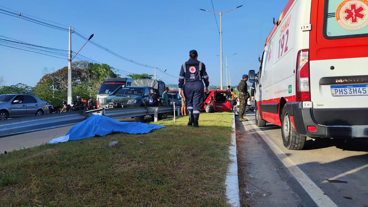 Soldado do Exército morre em acidente de moto na via ‘Rapidão’, no Tarumã