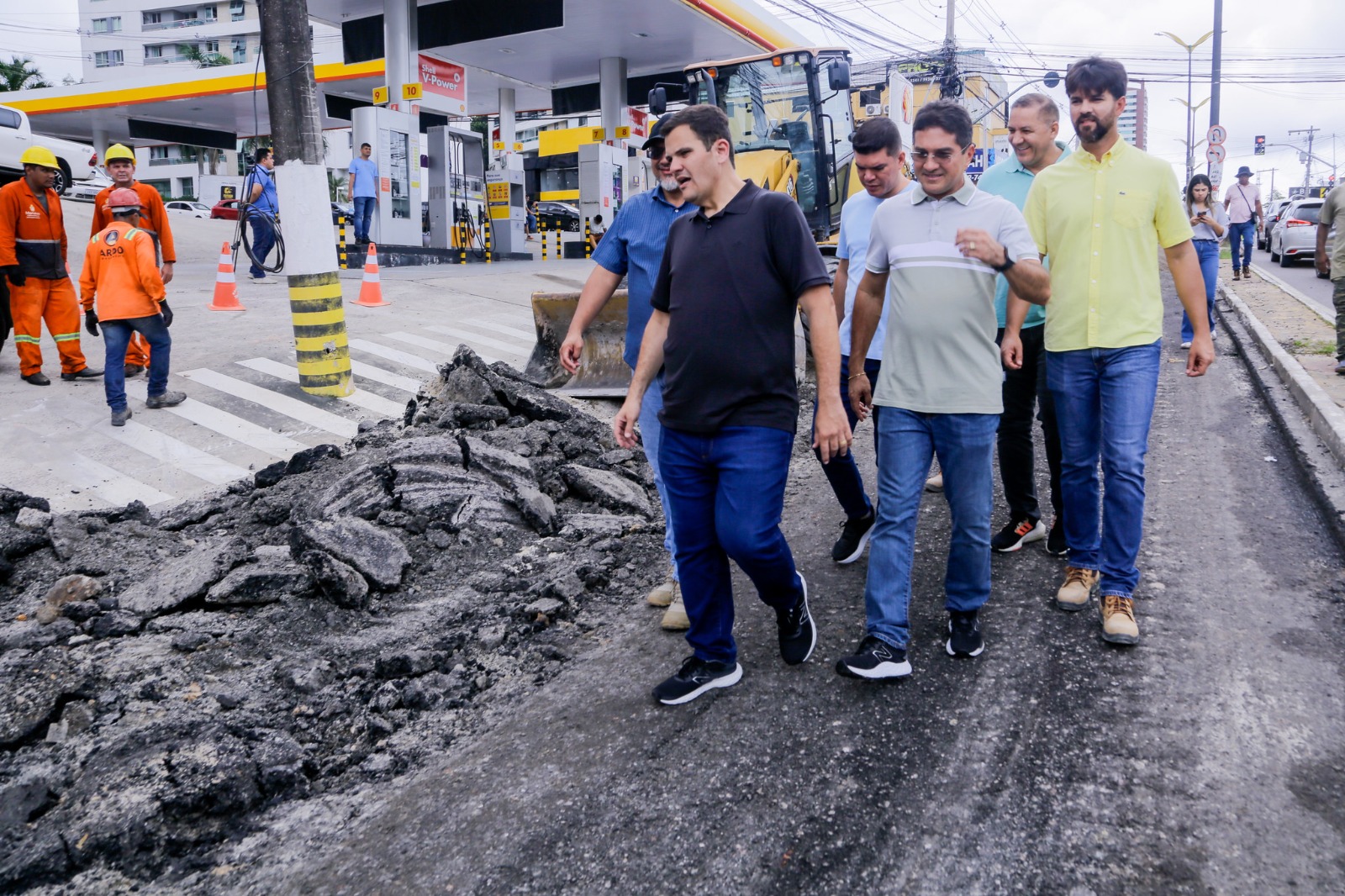 Prefeito de Manaus em exercício Renato Junior fiscaliza substituição de drenagem profunda e prevê liberação da avenida Maceió nesta quarta-feira, 5/3